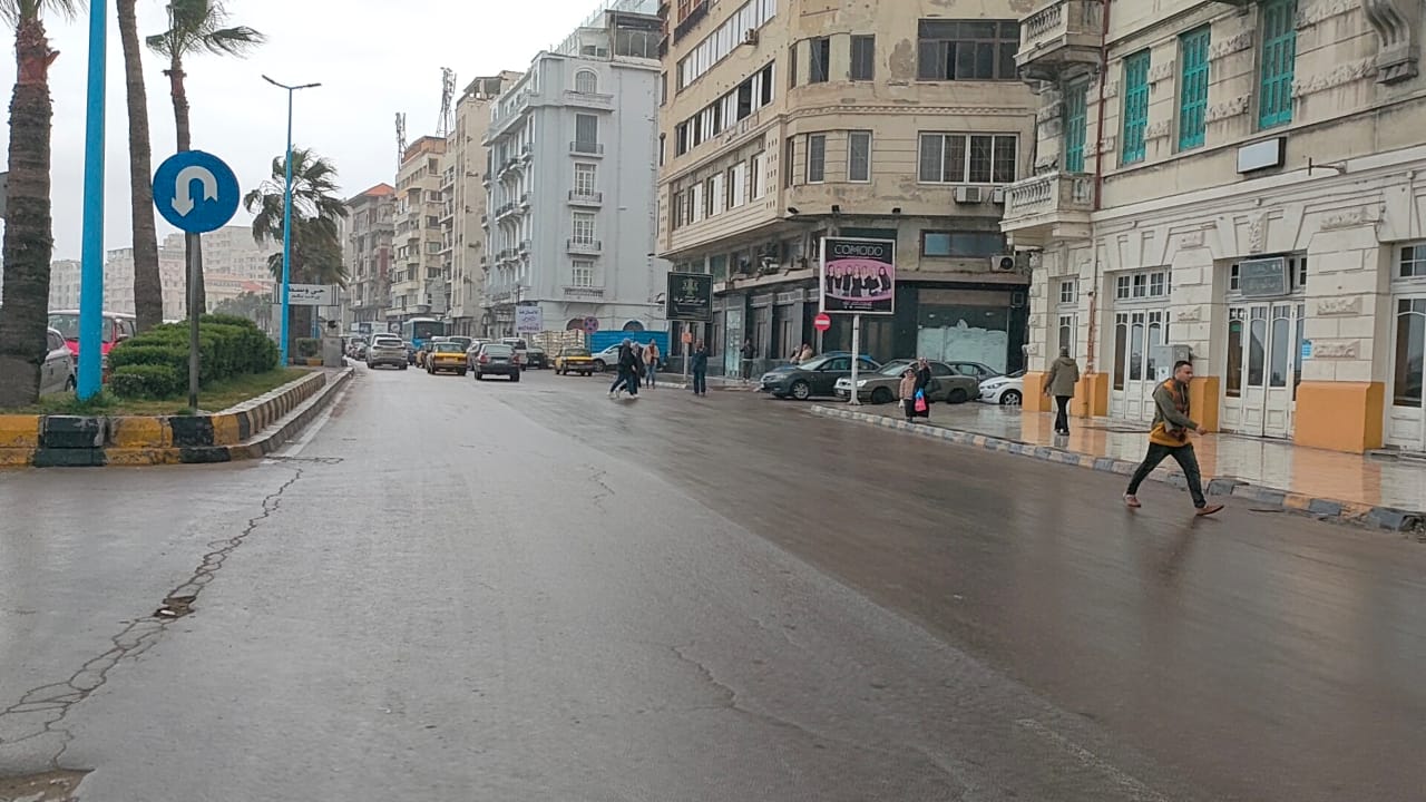 طقس  متقلب  وهطول أمطار الإسكندرية