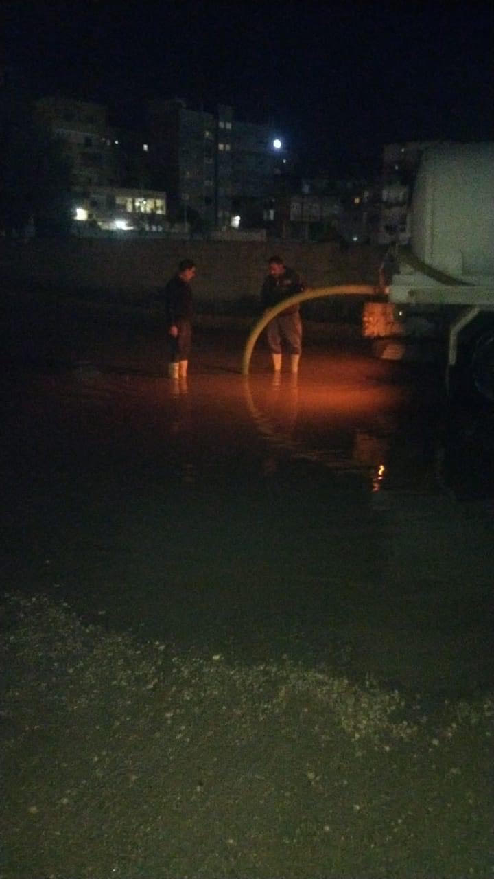 نزح مياه الأمطار من الشوارع  (1)