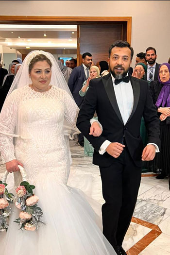 كريم أبو الفتح ونهلة طاهر يحتفلان بزفافهما (4)