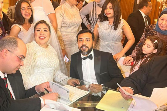 كريم أبو الفتح ونهلة طاهر يحتفلان بزفافهما (2)