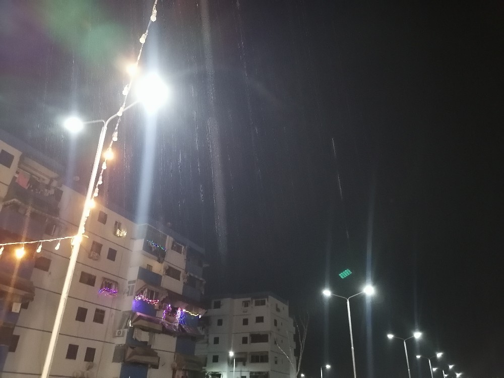 سقوط للأمطار ببورسعيد