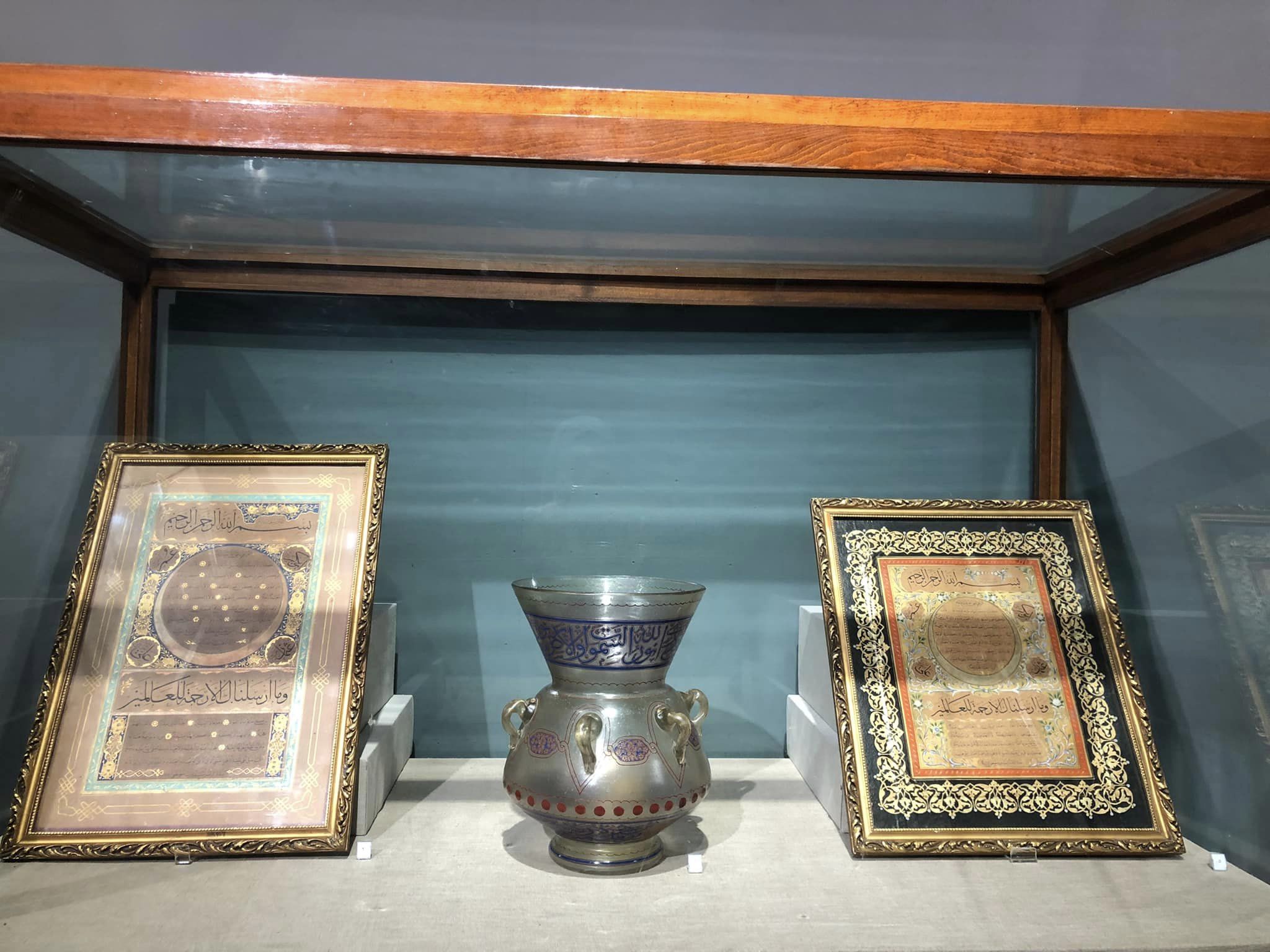 بعض محتويات معرض رمضان بمتحف كفر الشيخ