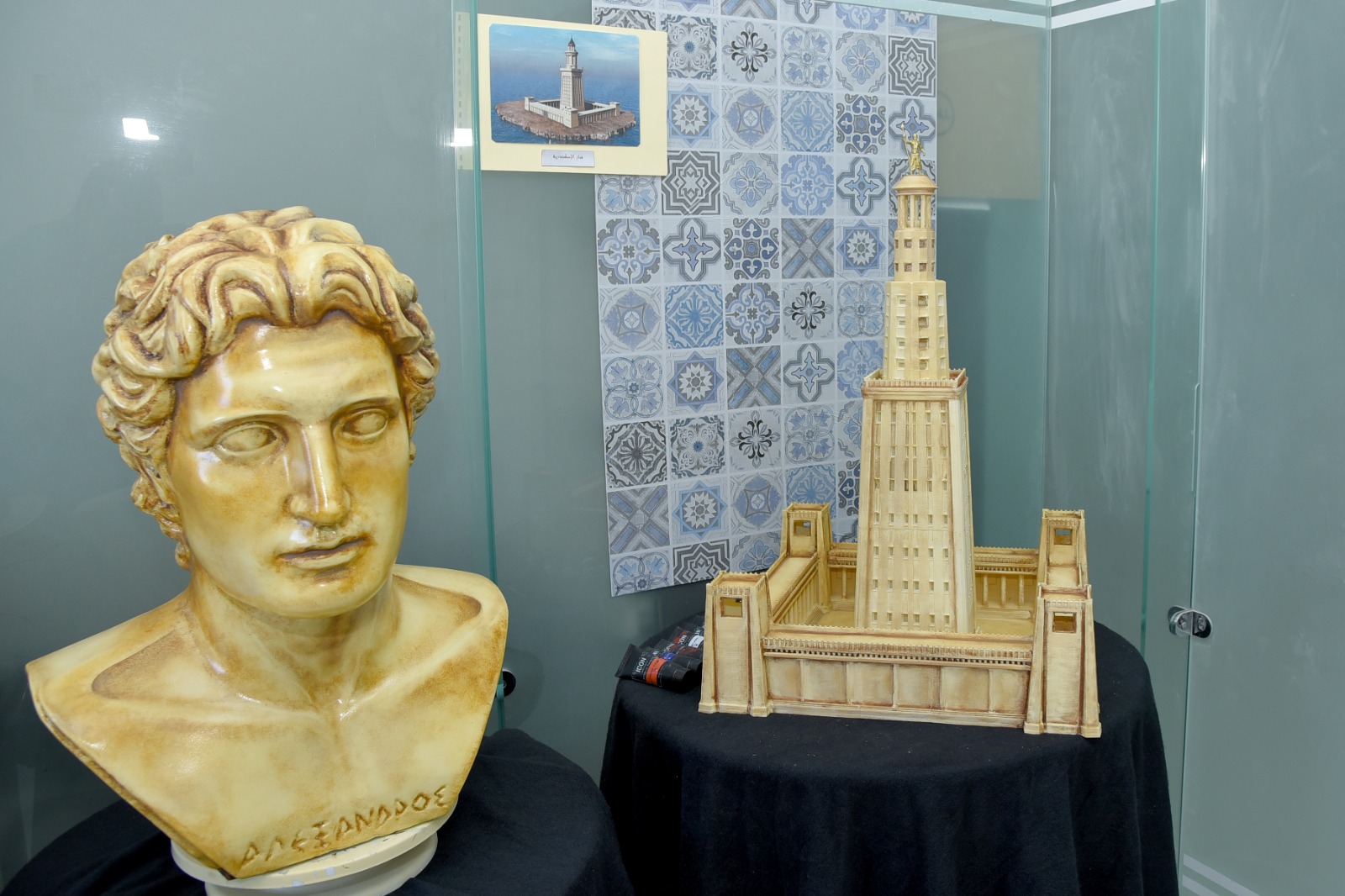 المعرض التعريفى لمجسمات معالم الأسكندرية الأثرية (3)