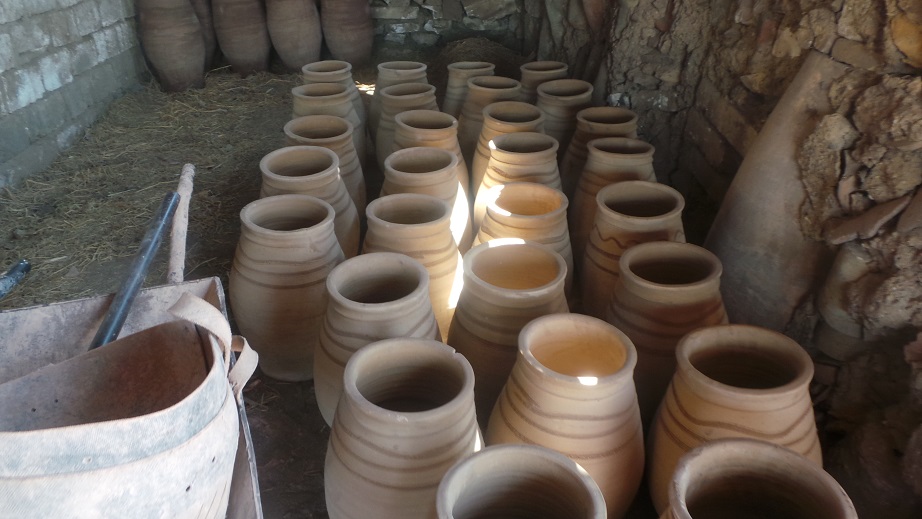 صناعة الفخار فى قرية الغورى
