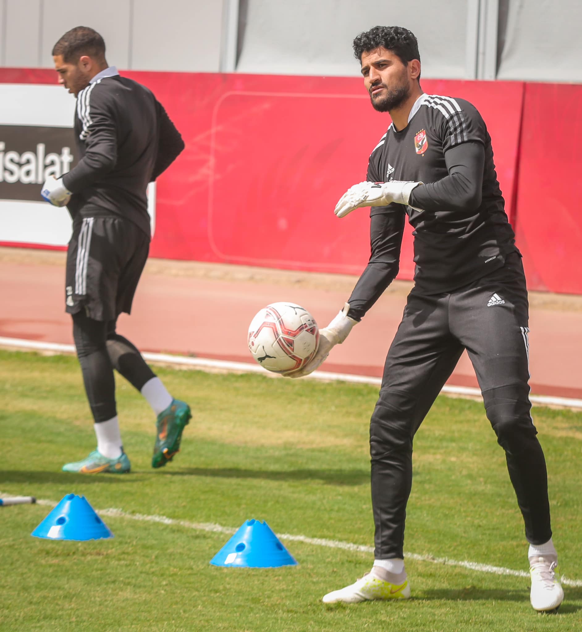 لقطات من مران الأهلي اليوم (2)