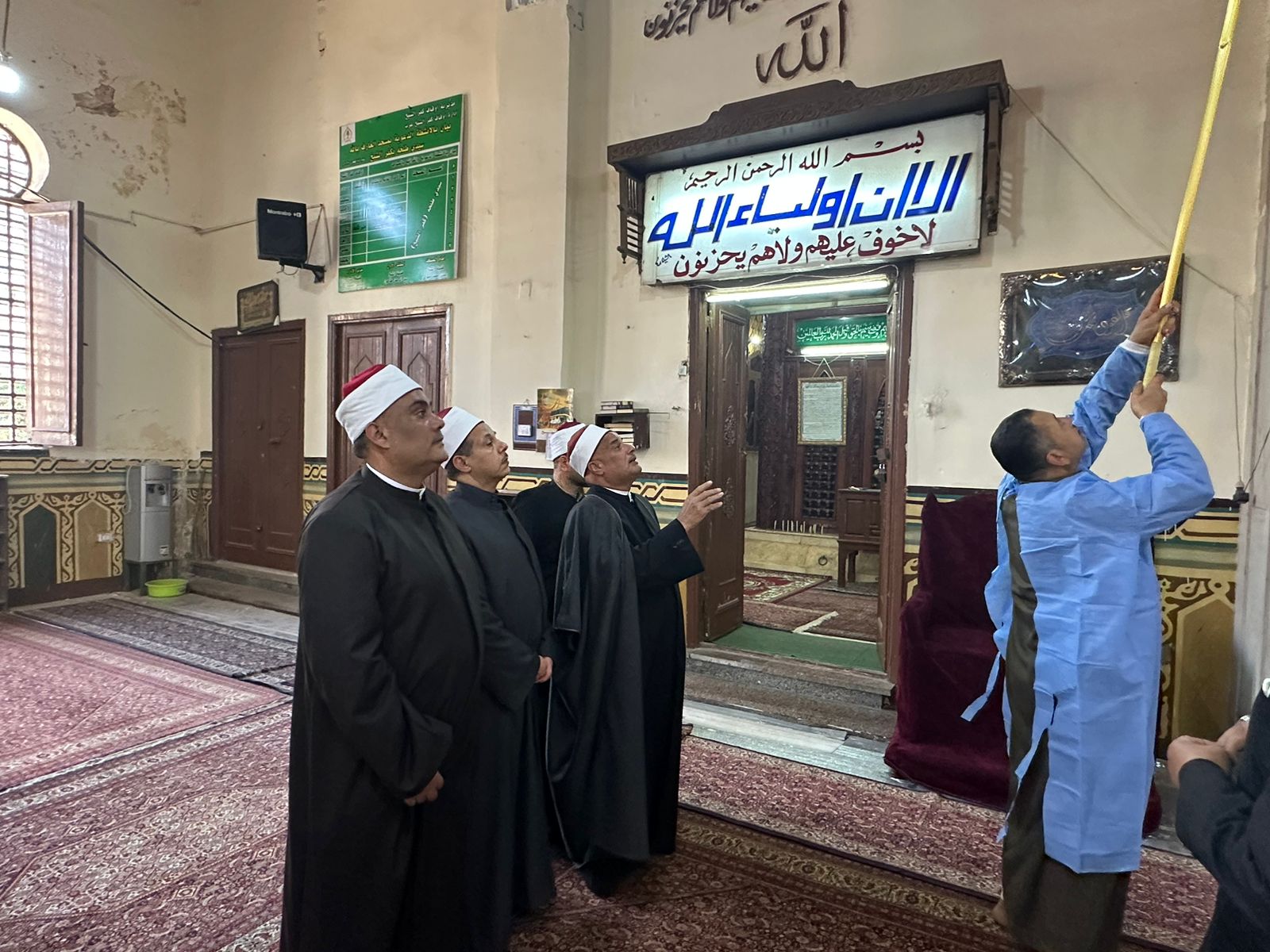 مسجد العارف بالله طله التلمساني يشهد اعمال النظافة