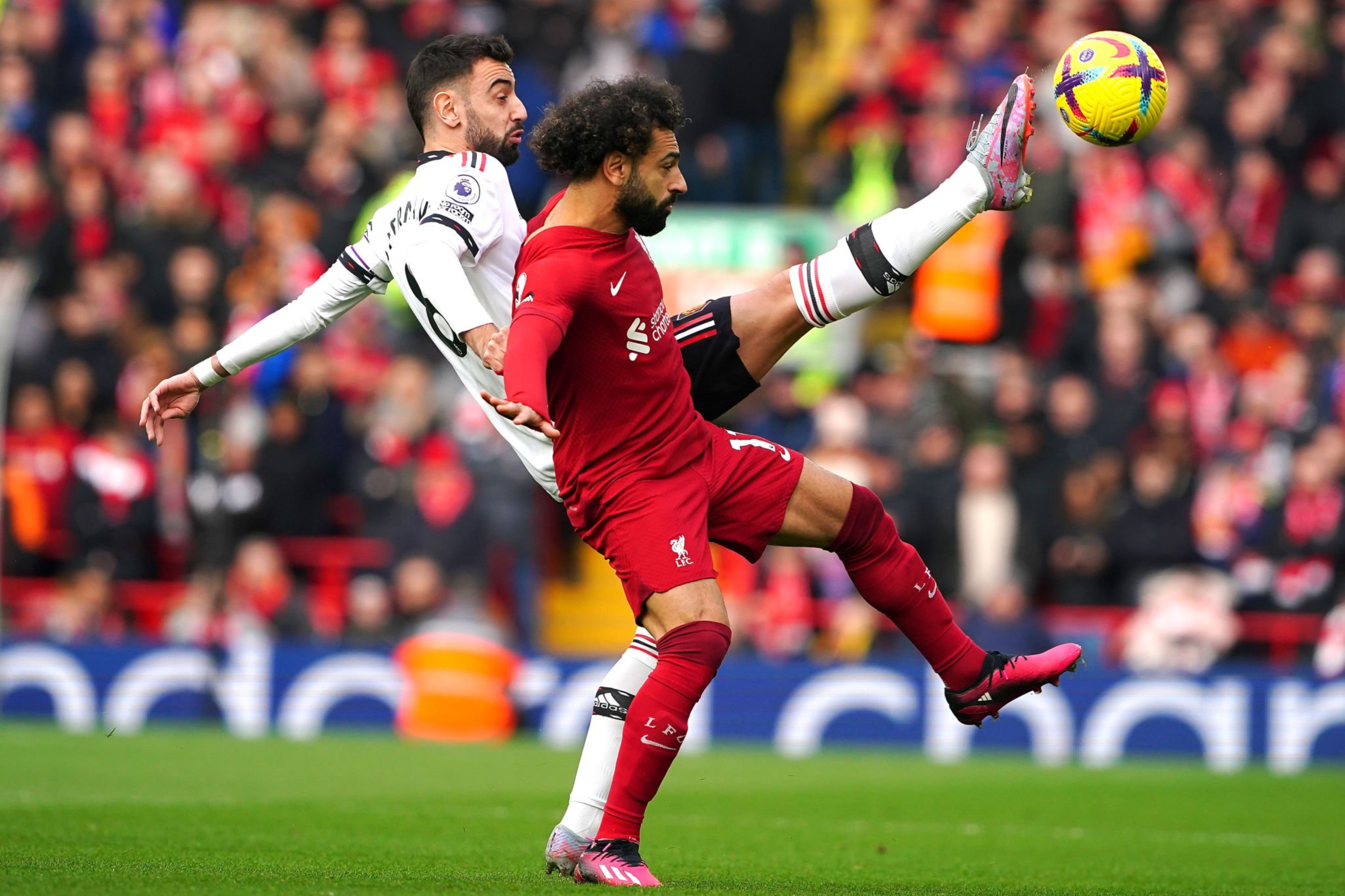 محمد صلاح وبرونو فيرنانديز