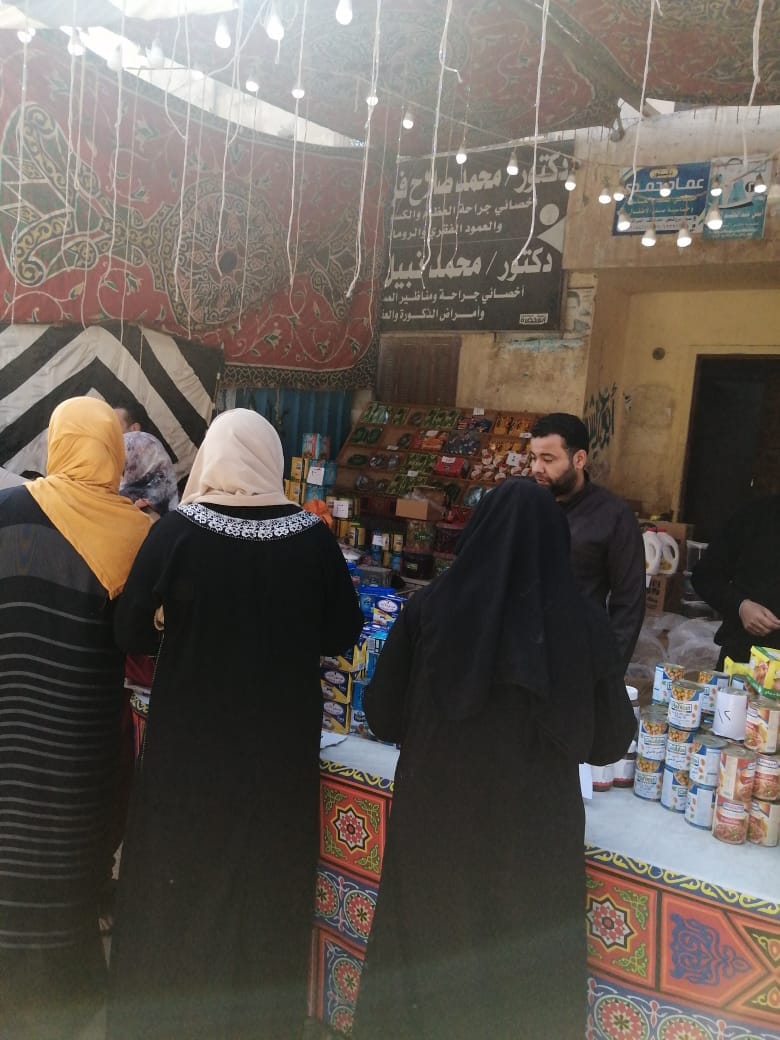 جانب من افتتاح معرض اهلا رمضان بمسير