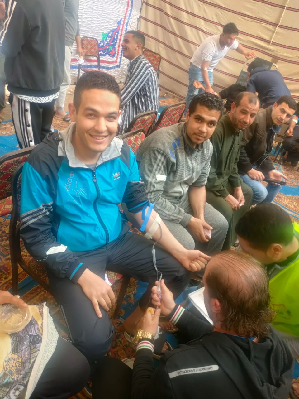 خلال التبرع بالدم