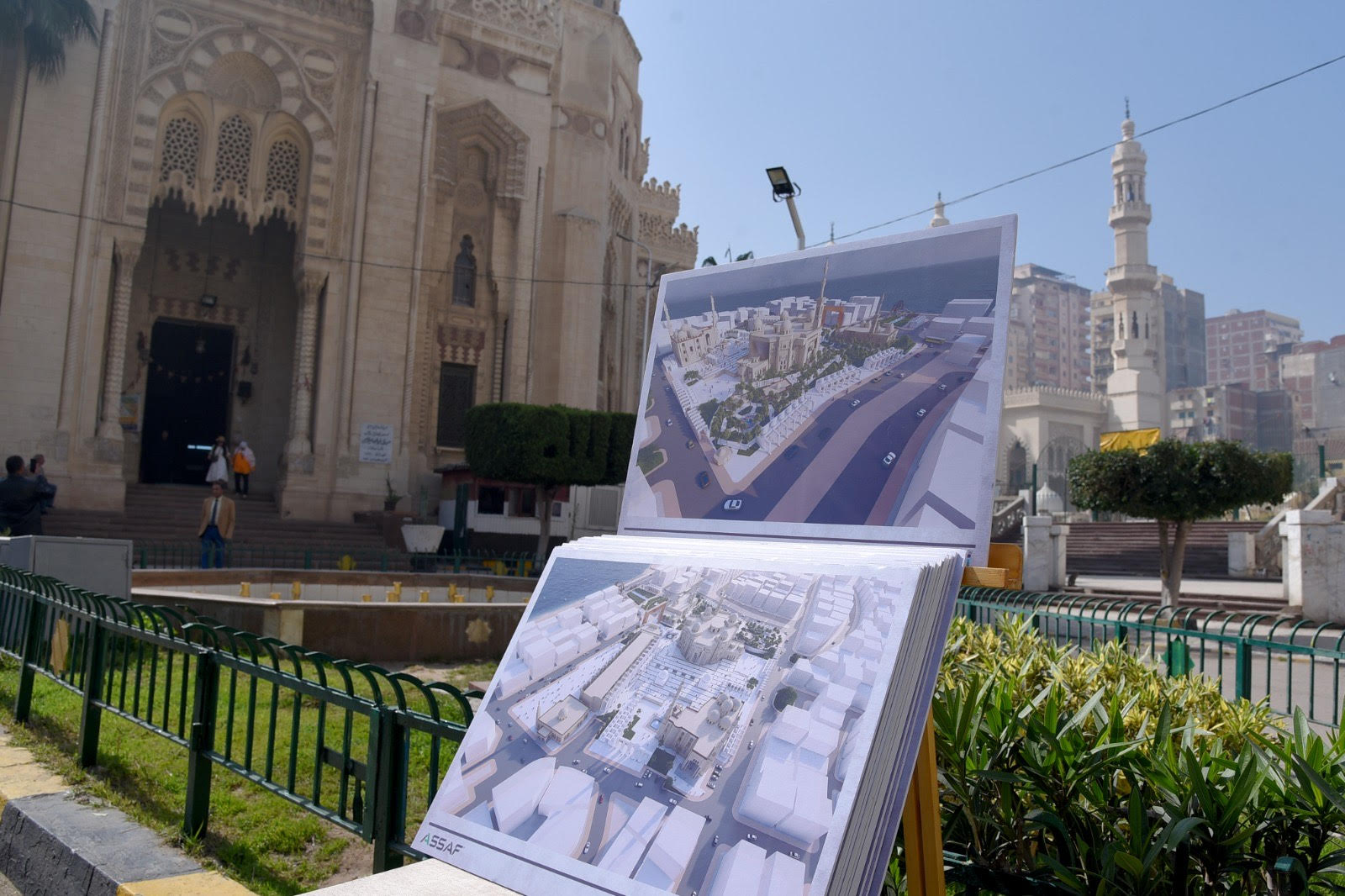  تطوير ميدان المساجد بمنطقة أبو العباس بالإسكندرية (6)