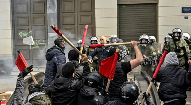 مظاهرات أثينا