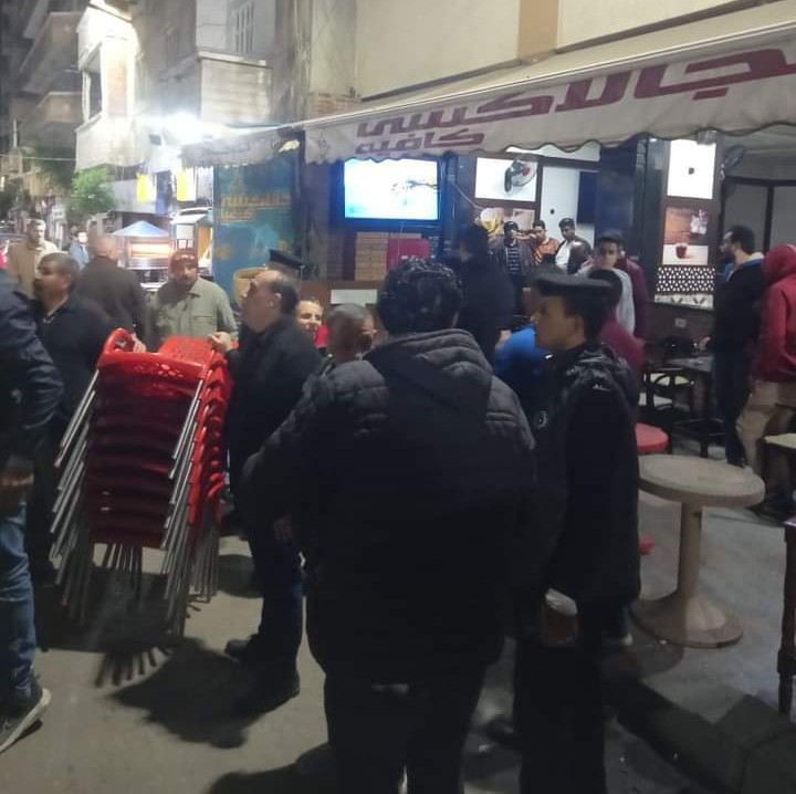 رفع الاشغالات بشوراع حي المنتزة