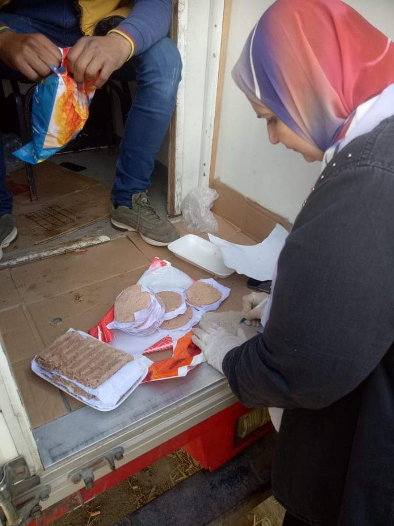 الطب البيطري أثناء تحرير محضر