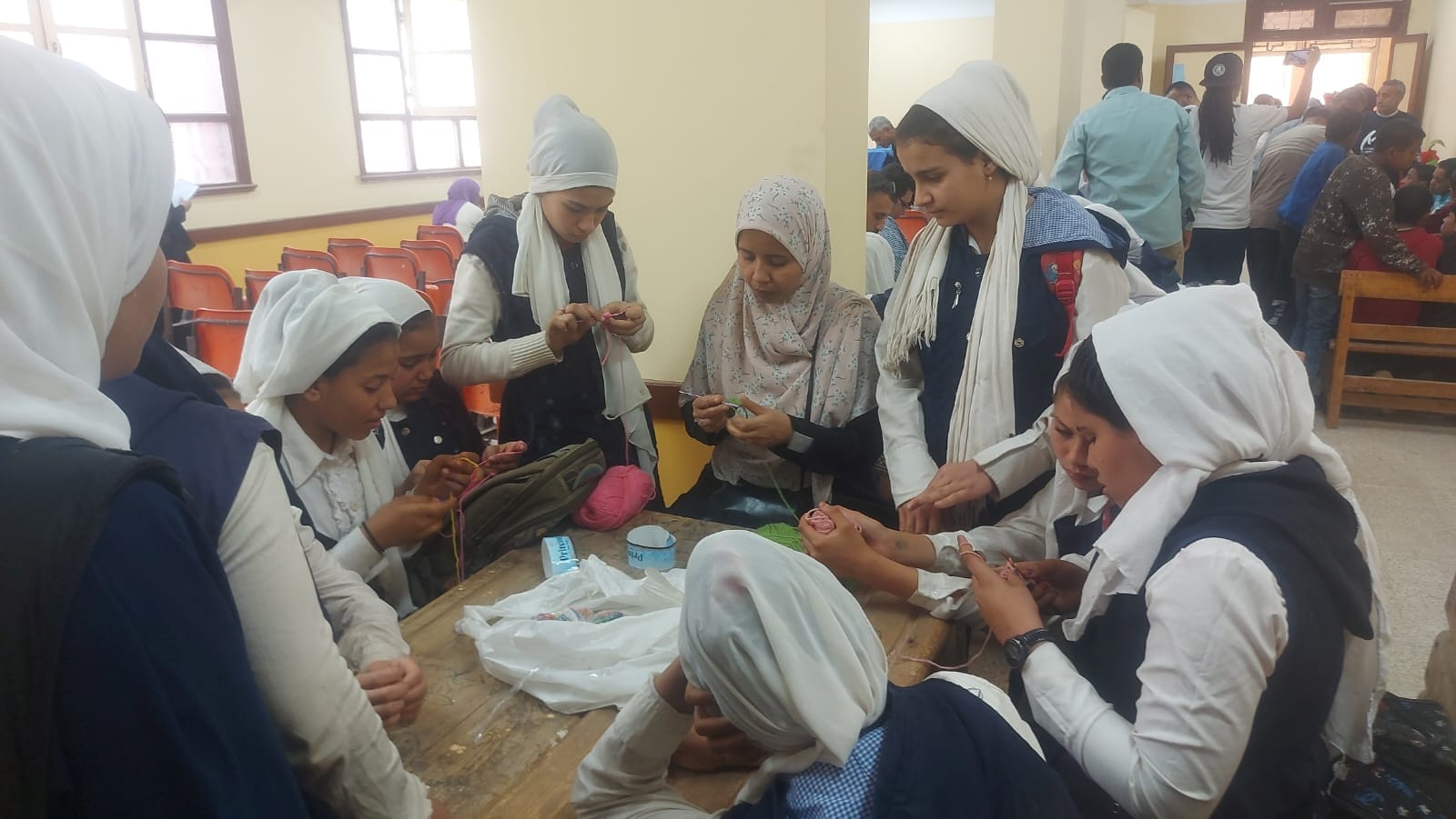 جانب من فعاليات الأسبوع الثقافي ضمن حياة كريمة بالأقصر