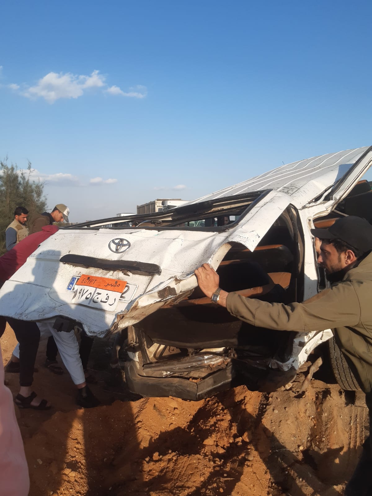 جانب من الحادث (1)