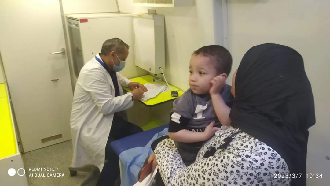 جانب من القوافل الطبية لمبادرة حياة كريمة (4)