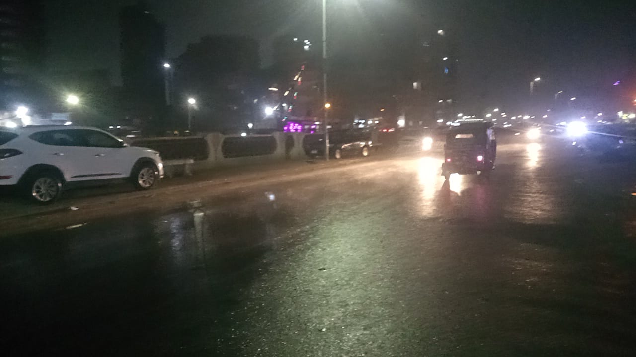 هطول امطار بمدن كفر الشيخ