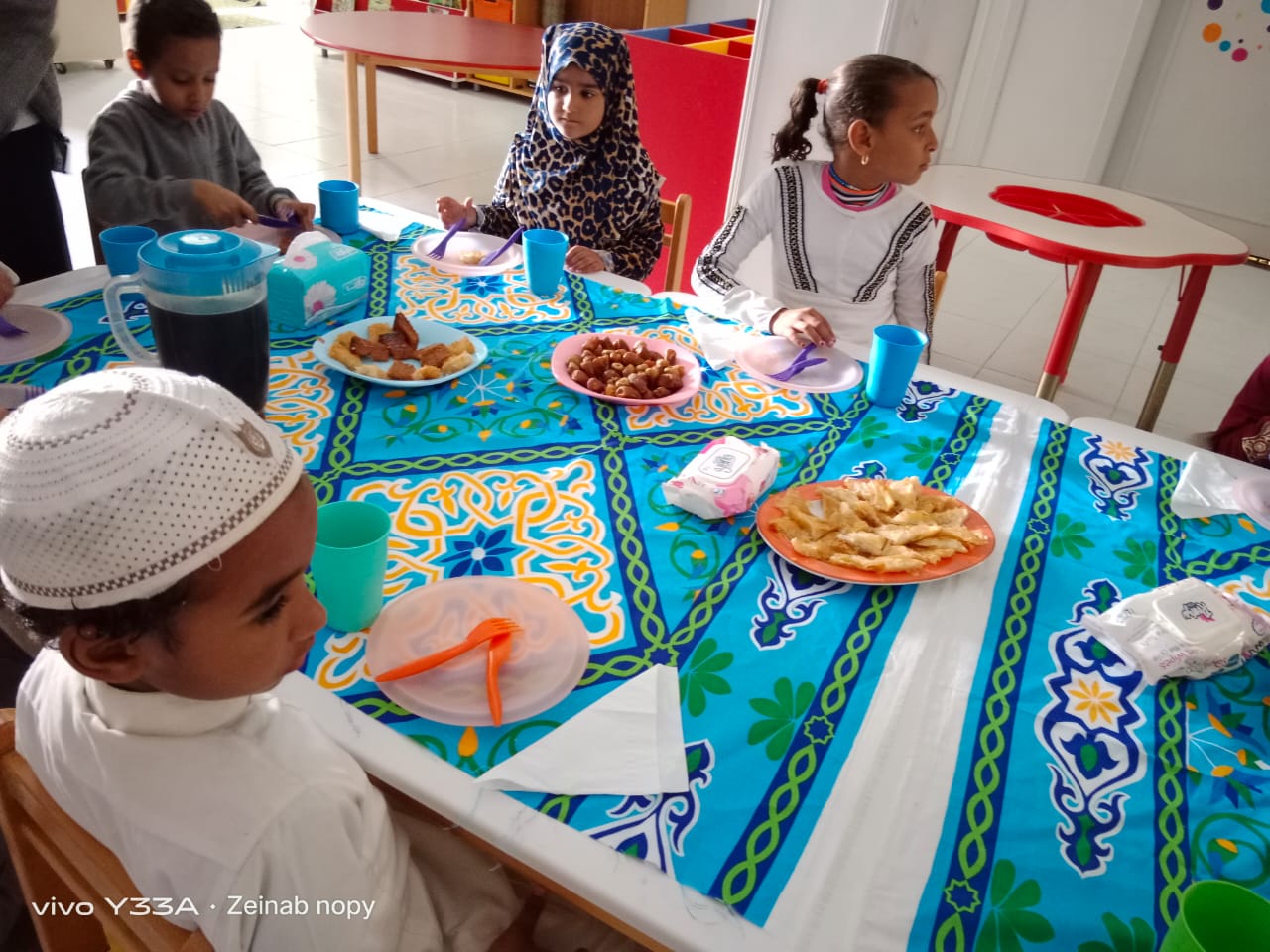 جانب من الأنشطة التعليمية للأطفال بشهر رمضان