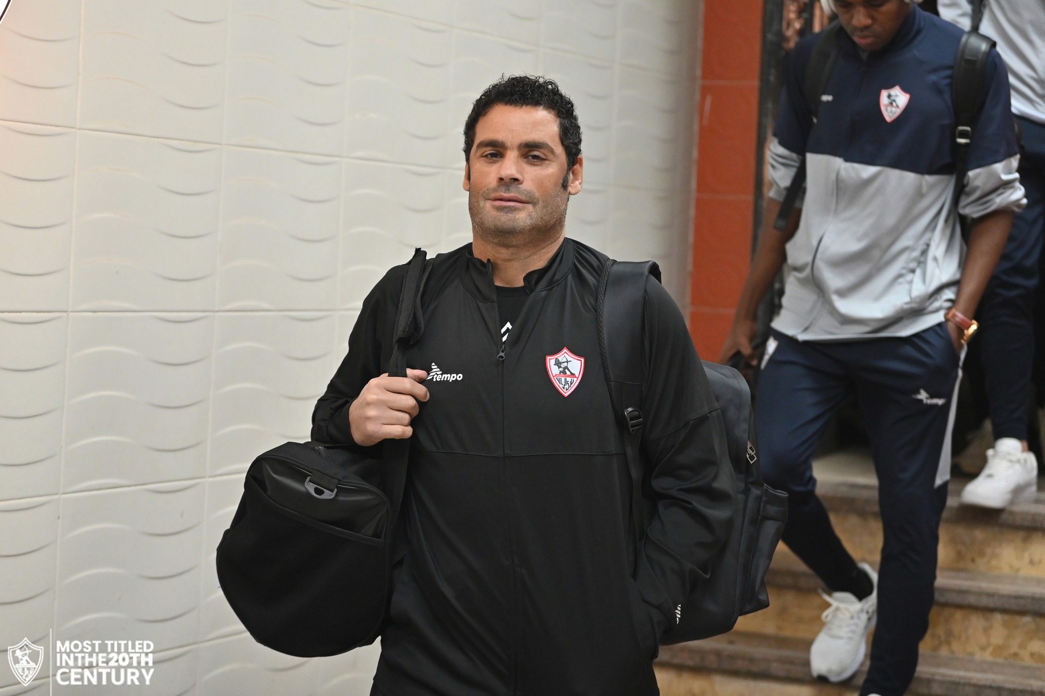 373238 محمد عبد المنصف - وصول الزمالك وحرس الحدود إلى الكلية الحربية لخوض مباراة الفريقين