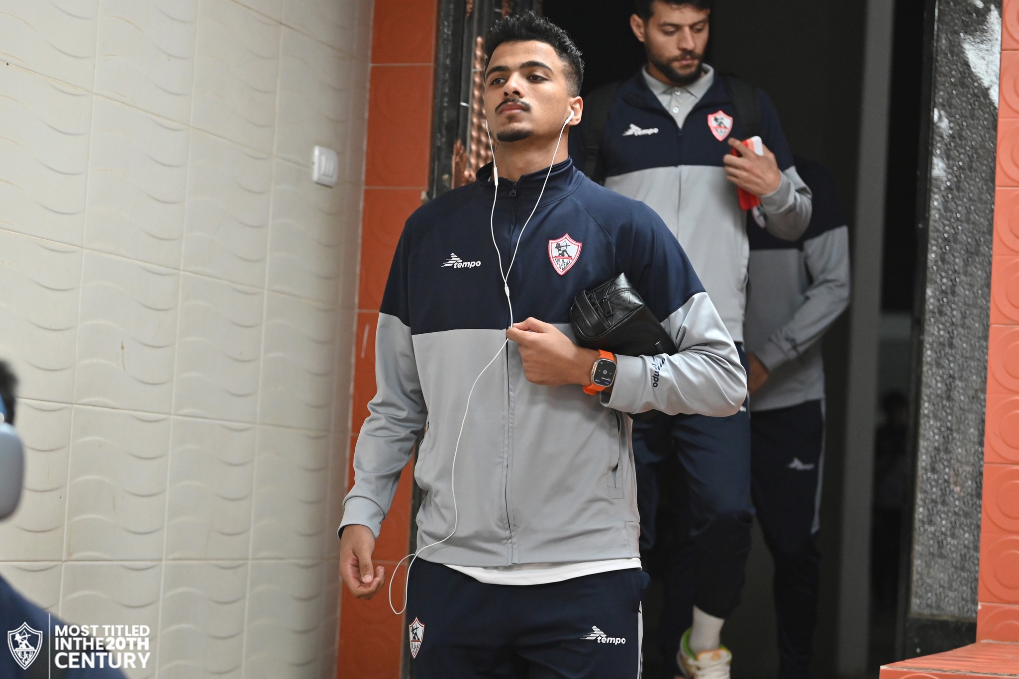 420920 حسام عبد المجيد - وصول الزمالك وحرس الحدود إلى الكلية الحربية لخوض مباراة الفريقين