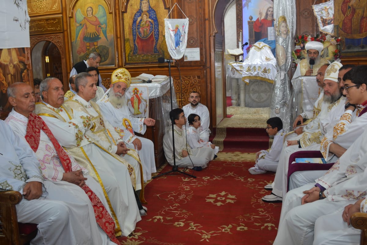 احتفالات عيد القيامة المجيد بكنيسة العذراء بمدينة بنها  (5)