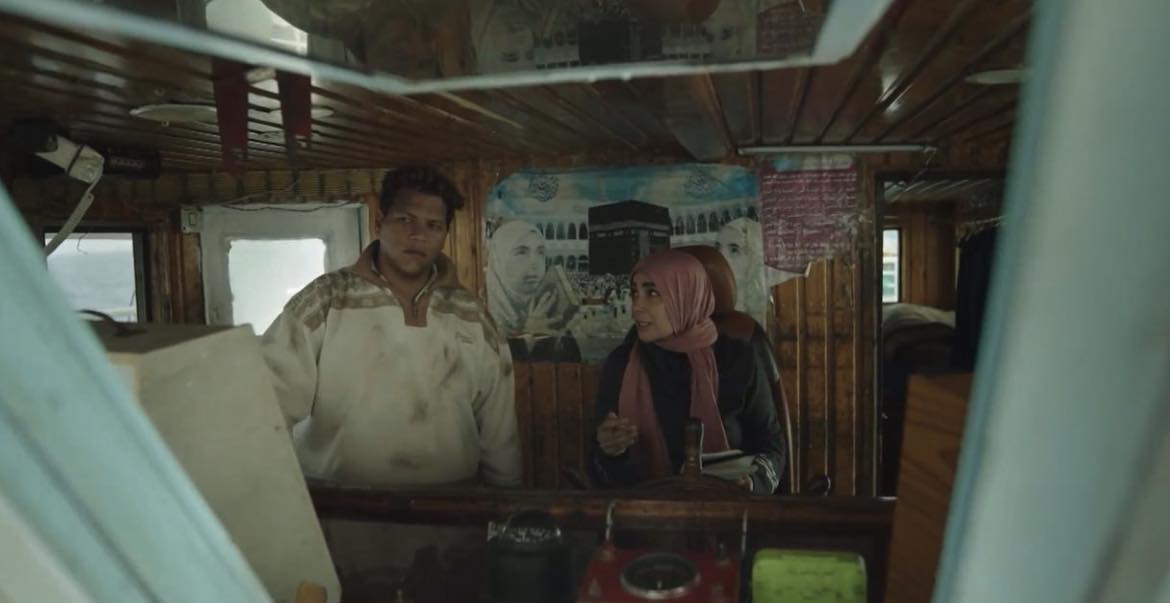 أحمد عبد الحميد مع النجمة منى زكى