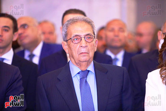 عمرو موسى أمين عام جامعة الدول العربية السابق