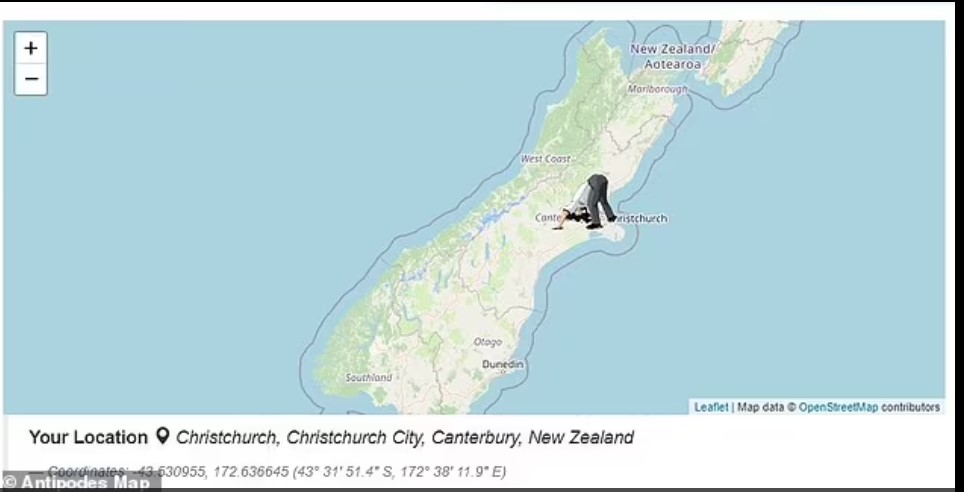صورة تخيلية حال الحفر تحت كرايستشيرش في نيوزيلندا