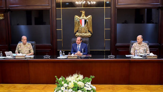 الرئيس السيسى يترأس اجتماع المجلس الأعلى للقوات المسلحة (2)
