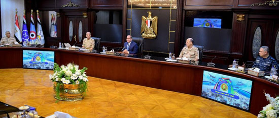 الرئيس السيسى يترأس اجتماع المجلس الأعلى للقوات المسلحة (3)