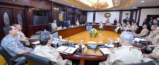 الرئيس السيسى يترأس اجتماع المجلس الأعلى للقوات المسلحة (1)