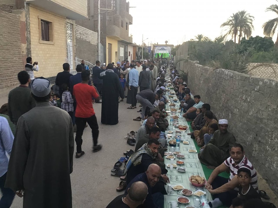 أبناء ساحة المرتضى خلال استقبال الضيوف بالحفل السنوى