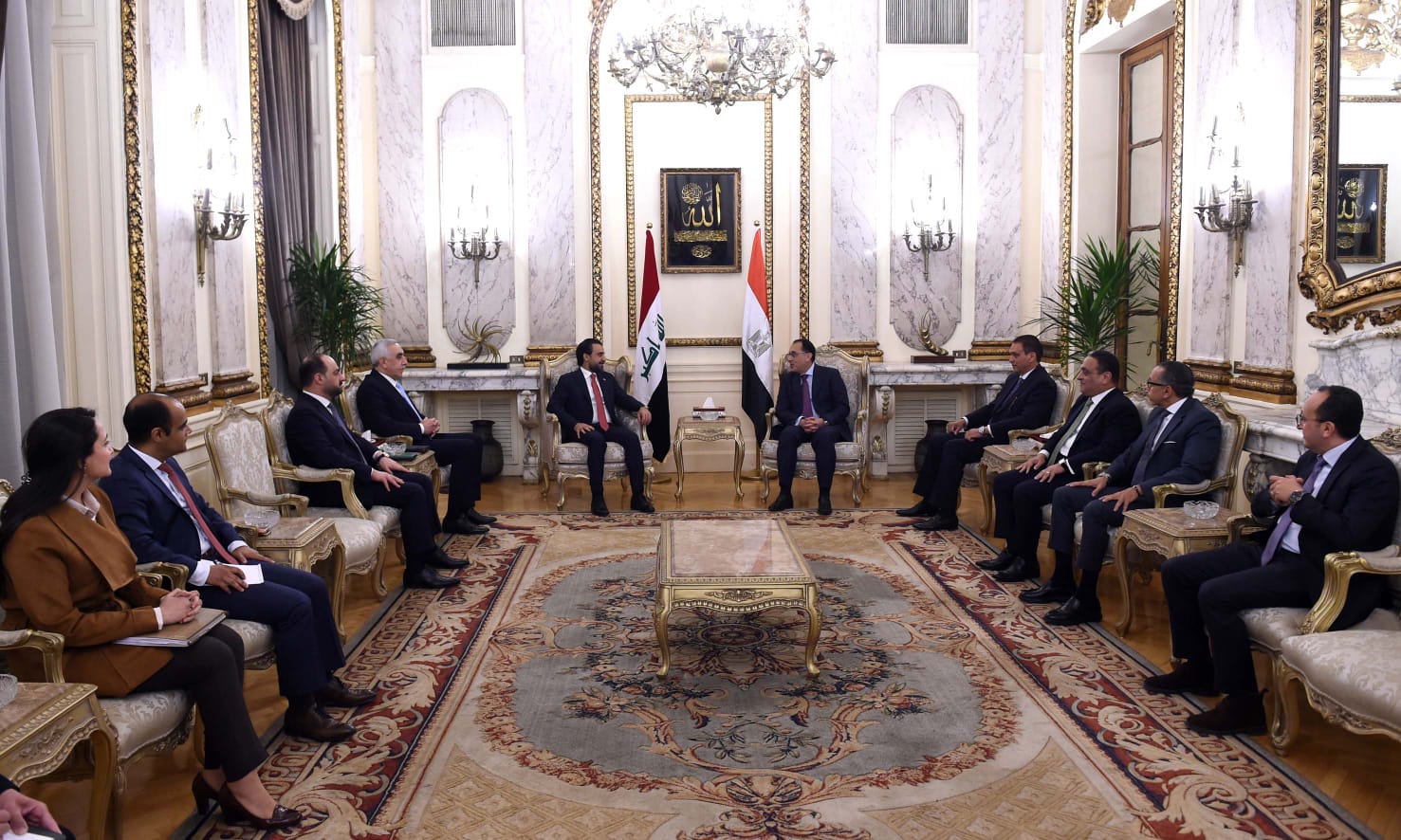 رئيس الوزراء يلتقي رئيس مجلس النواب العراقي (1)