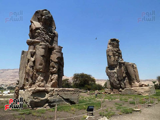 تمثالي-ممنون-أهم-المزارات-السياحية-بالبر-الغربي
