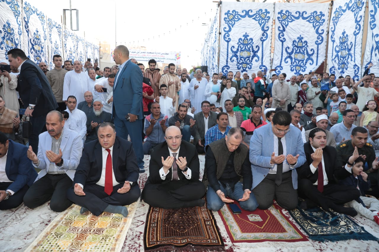 صلاة العيد بمسجد عمر بن عبدالعزيز