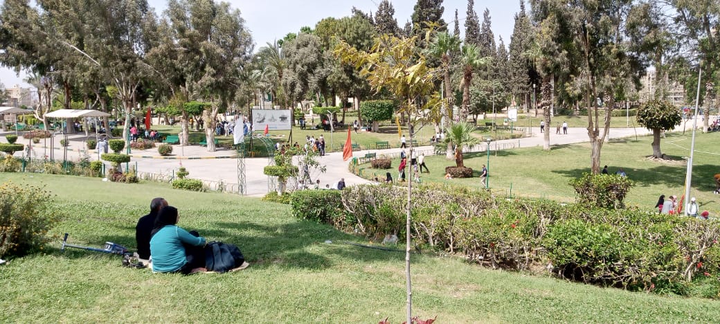 الحديقة الدولية بمدينة نصر تستقبل المواطنين للاحتفال بثانى أيام العيد (3)