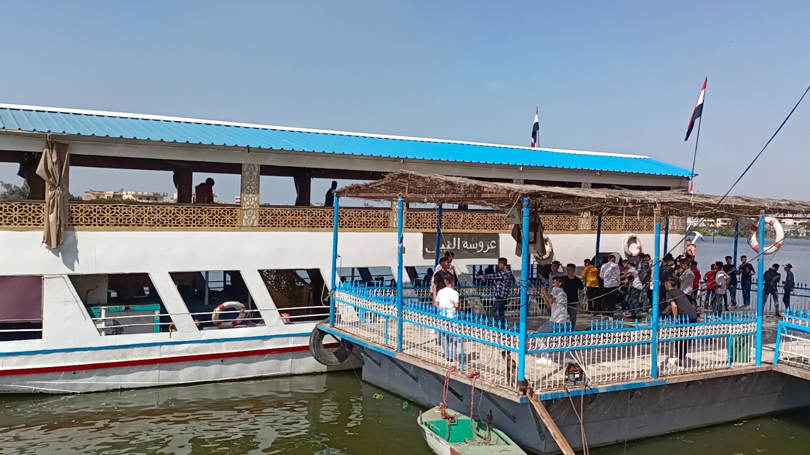 تعدد المراكب النيلية بنهر النيل بدسوق