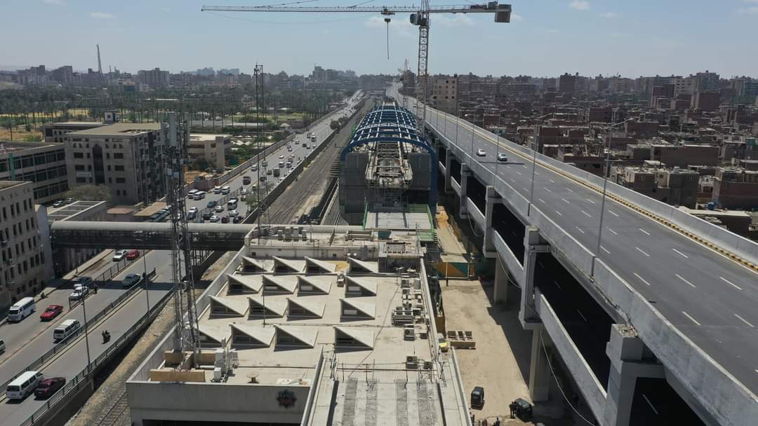 محطة جامعة القاهرة بالمرحلة الثالثة للخط الثالث للمترو (9)