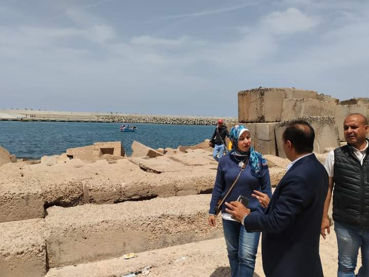 مدير عام آثار الإسكندرية يتفقد المناطق الاثرية (1)