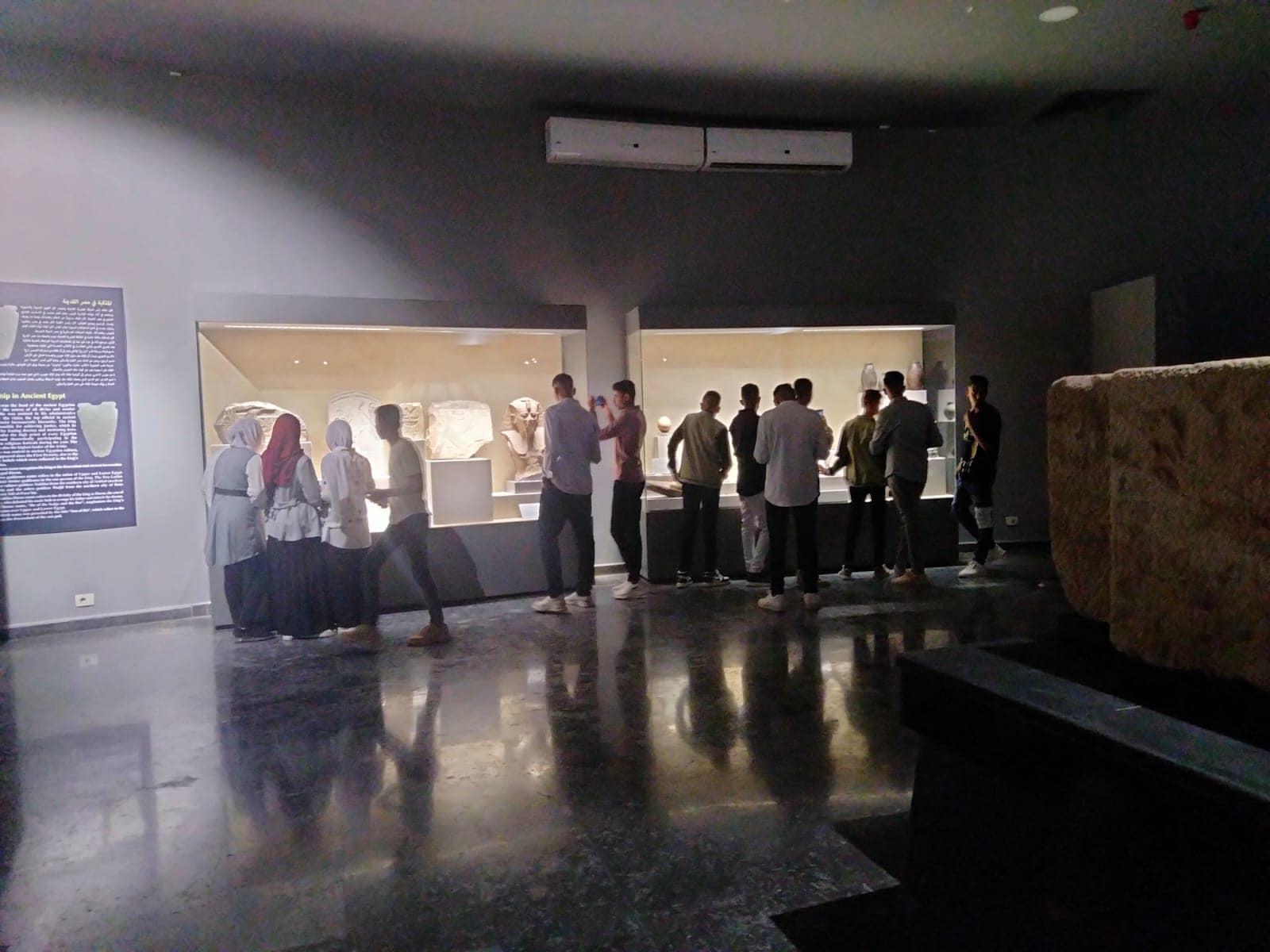 جولات ارشادية بمتحف كفر الشيخ