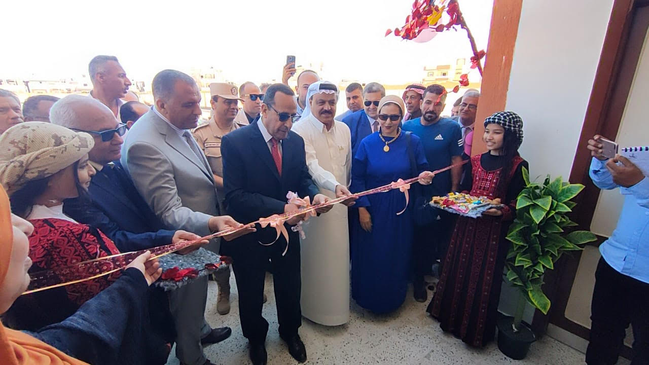 افتتاح مدرستين في مدينة العريش (4)