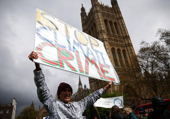 نشطاء المناخ فى لندن (5)