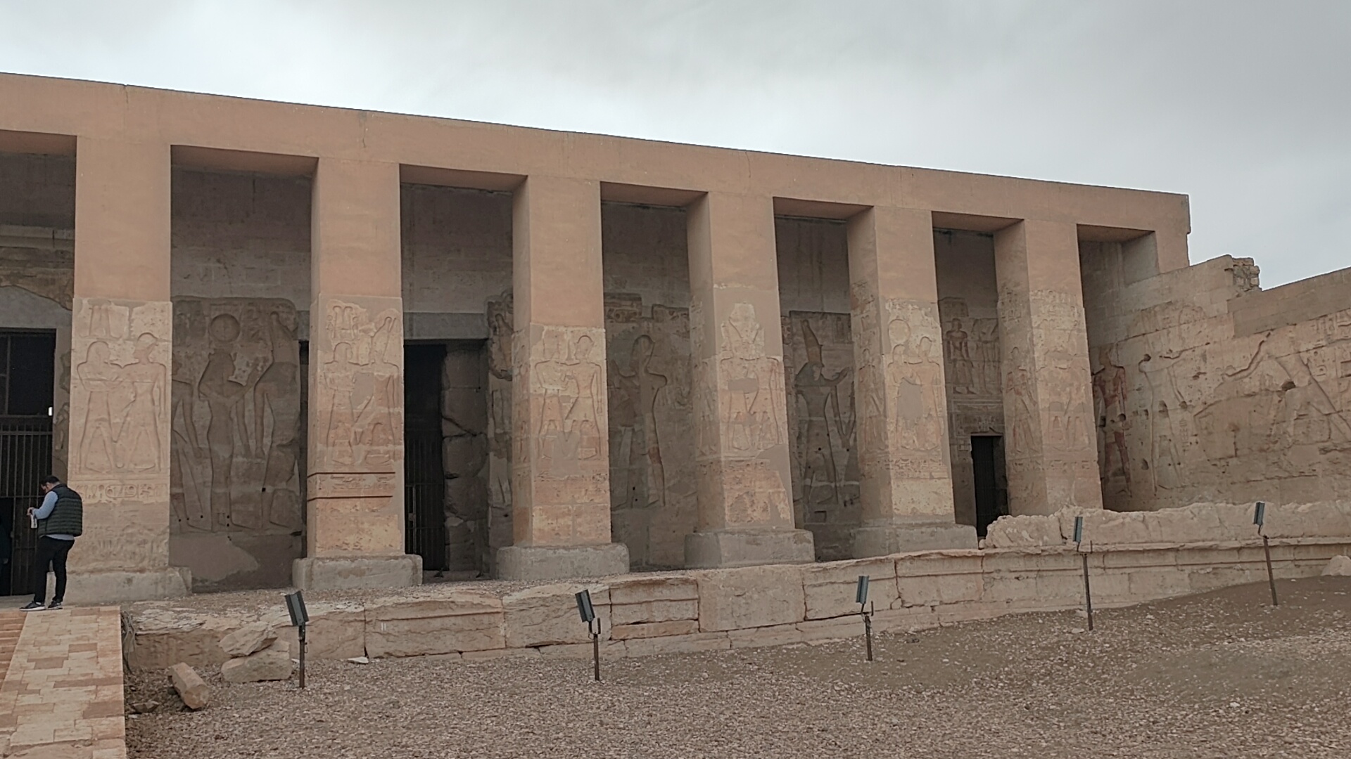 معبد أبيدوس بالبلينا فى ابهى صورة