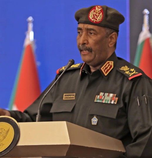 الفريق أول ركن عبد الفتاح البرهان القائد العام للقوات المسلحة السودانية