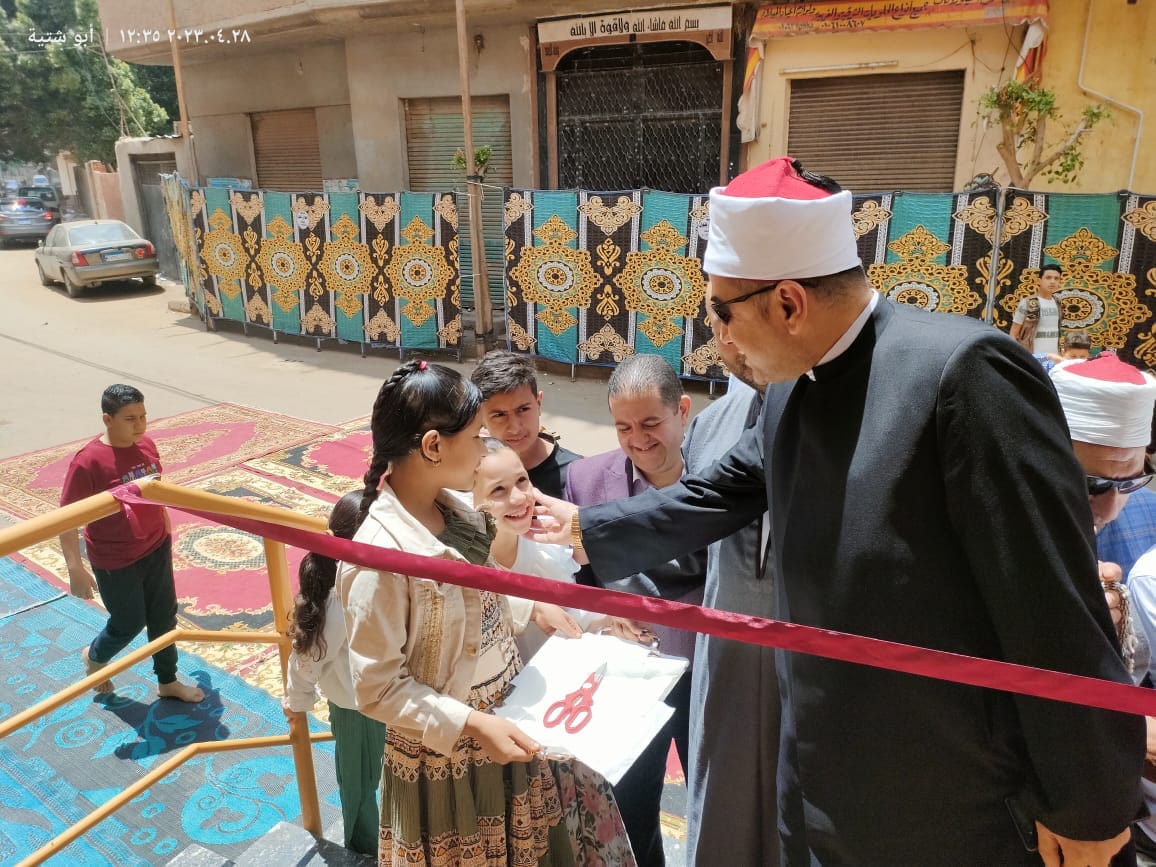فرحة الاطفال بافتتاح المساجد بالقليوبية