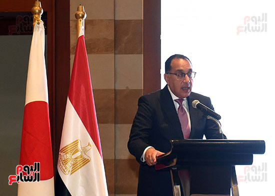 رئيسا الوزراء المصري والياباني يترأسان مُنتدى رجال الأعمال بالبلدين  (14)