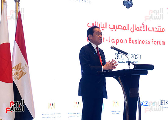 رئيسا الوزراء المصري والياباني يترأسان مُنتدى رجال الأعمال بالبلدين  (11)