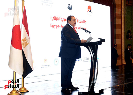 رئيسا الوزراء المصري والياباني يترأسان مُنتدى رجال الأعمال بالبلدين  (9)