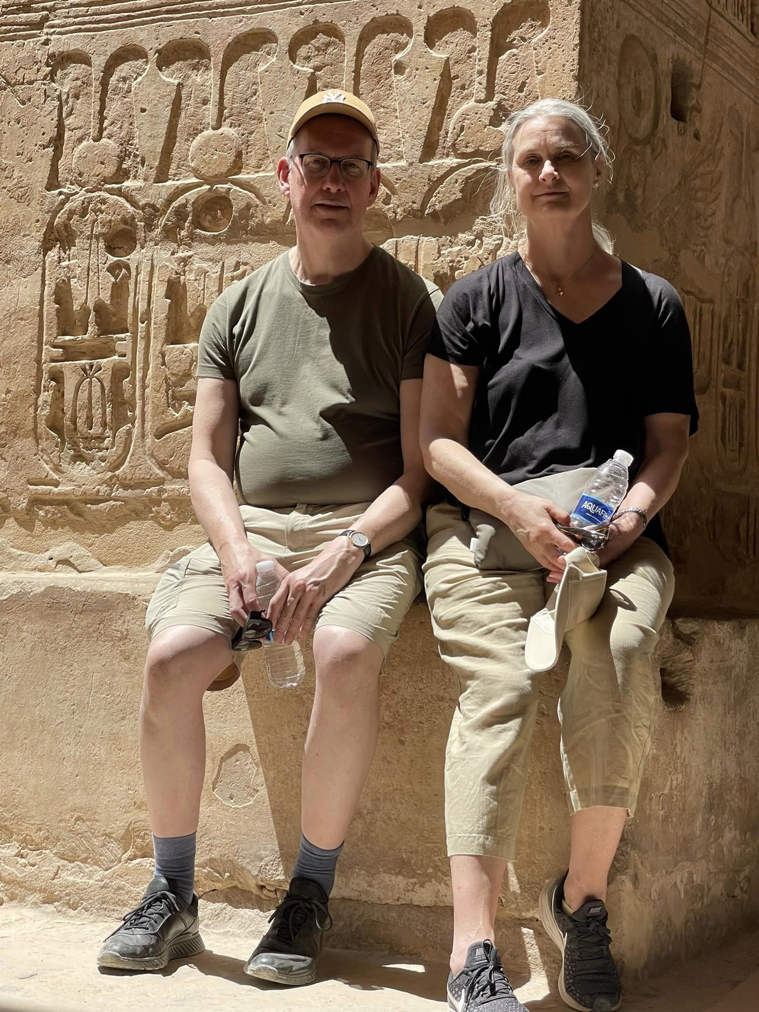 سفير السويد فى مصر فى جولة سياحية برفقة زوجته