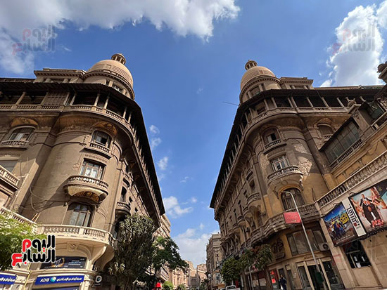 قباب عمارات شارع عماد الدين